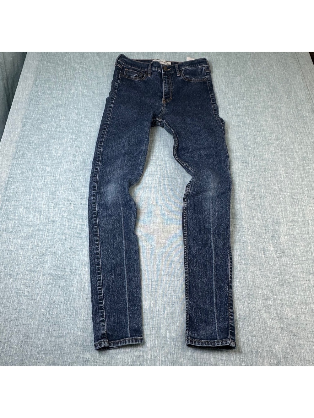 Abercrombie & Fitch Super Skinny High Rise Jean Womens Sz 2S W26 Dark Wash Denim